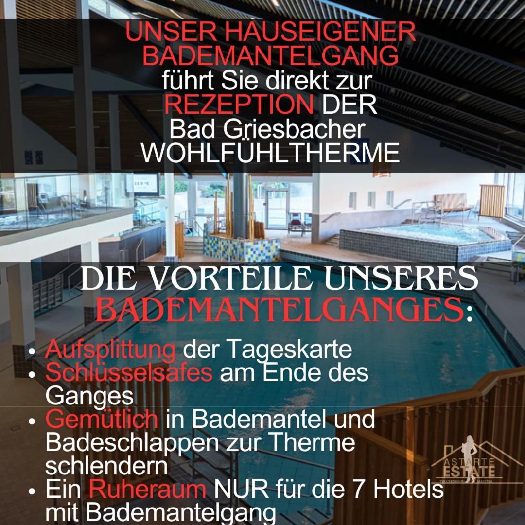 Fewo 20 - Appartement Im Rottalblick - Youngmodern Wohnen Mit Bademantelgang Zur Therme, Tv, Balkon Und Persoenlichem Gaesteempfang Von Astarte Estate Bad Griesbach im Rottal Extérieur photo
